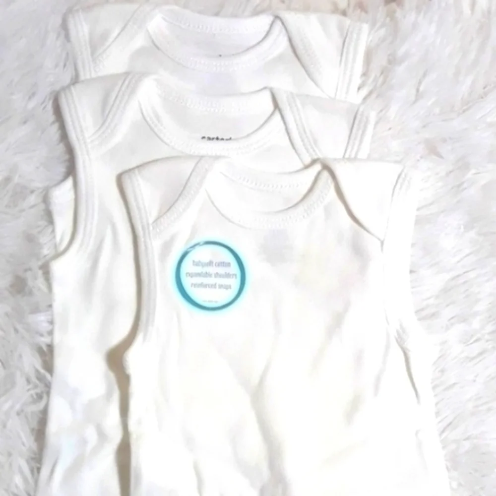 ☄Carter'sBaby One Piece, Long Sleeve Bundle- 3 Mos